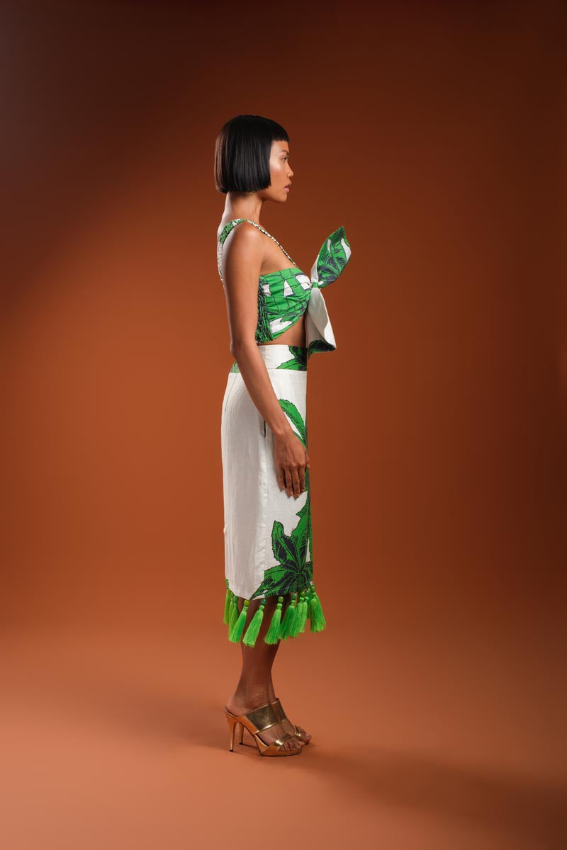 UBUD Midi Skirt with Tasle
