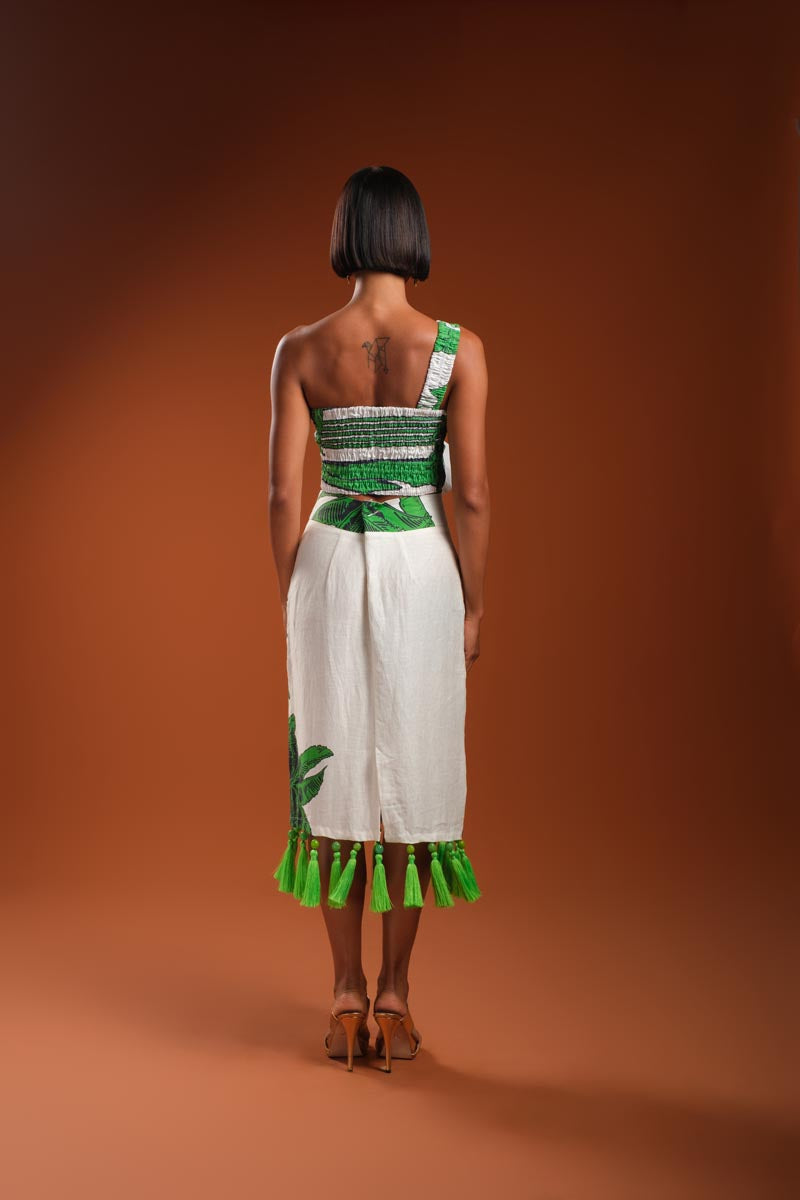 UBUD Midi Skirt with Tasle