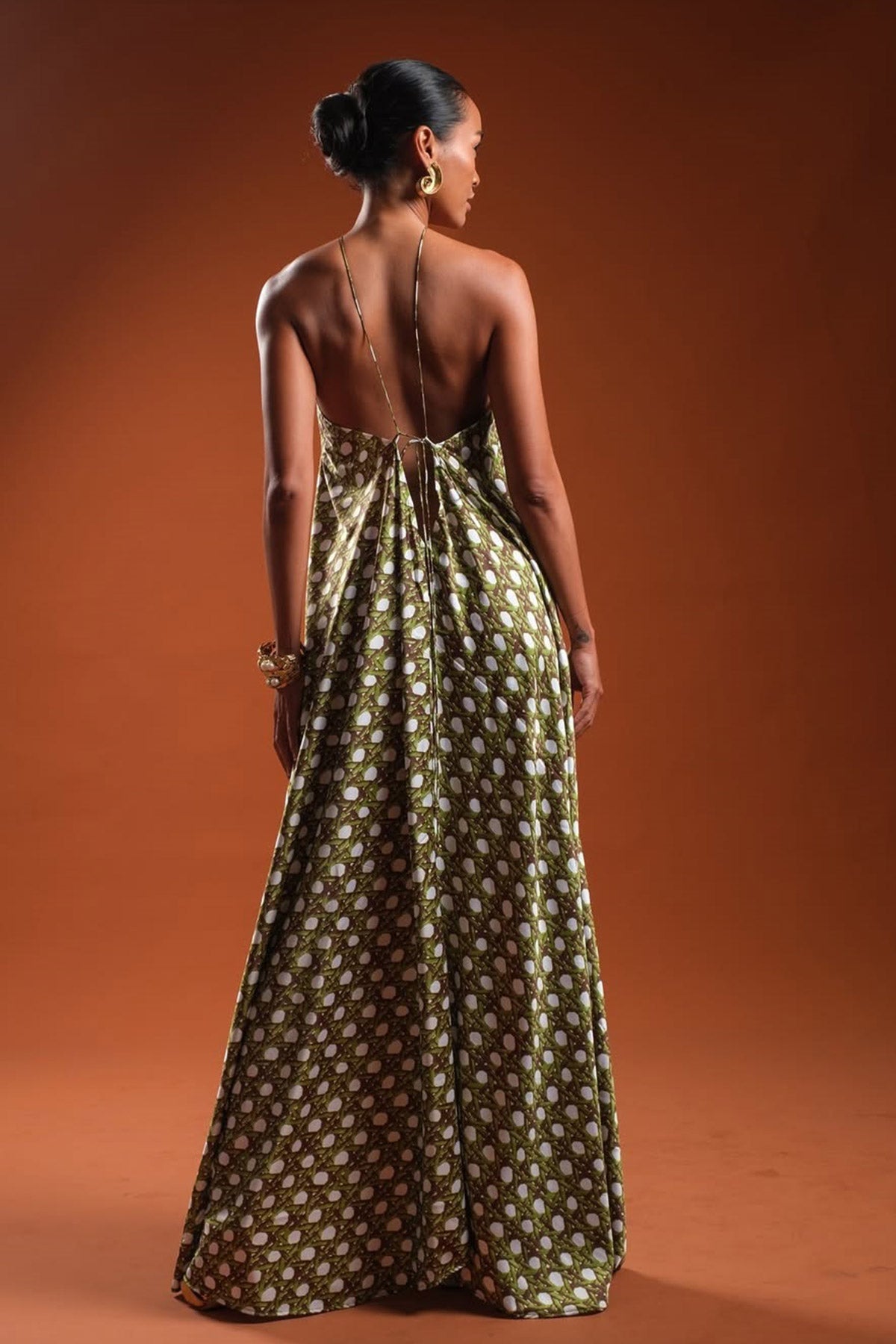 RATTAN Halter Dress