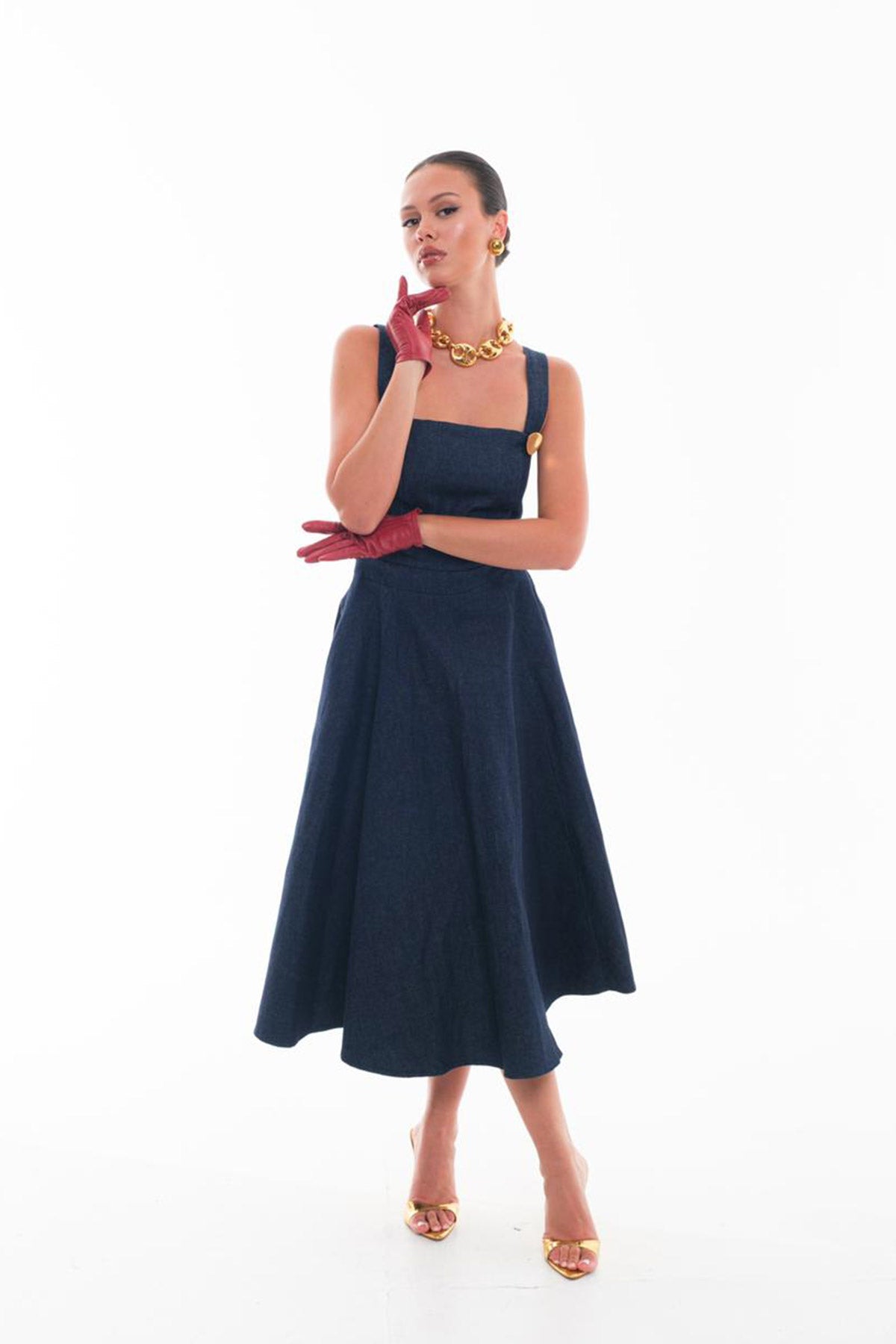 Sofia Dress Denim