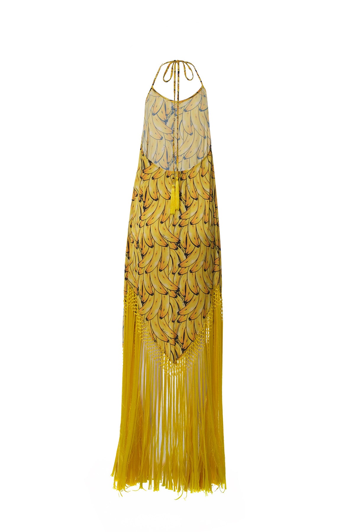 Banana Long Dress Fringe