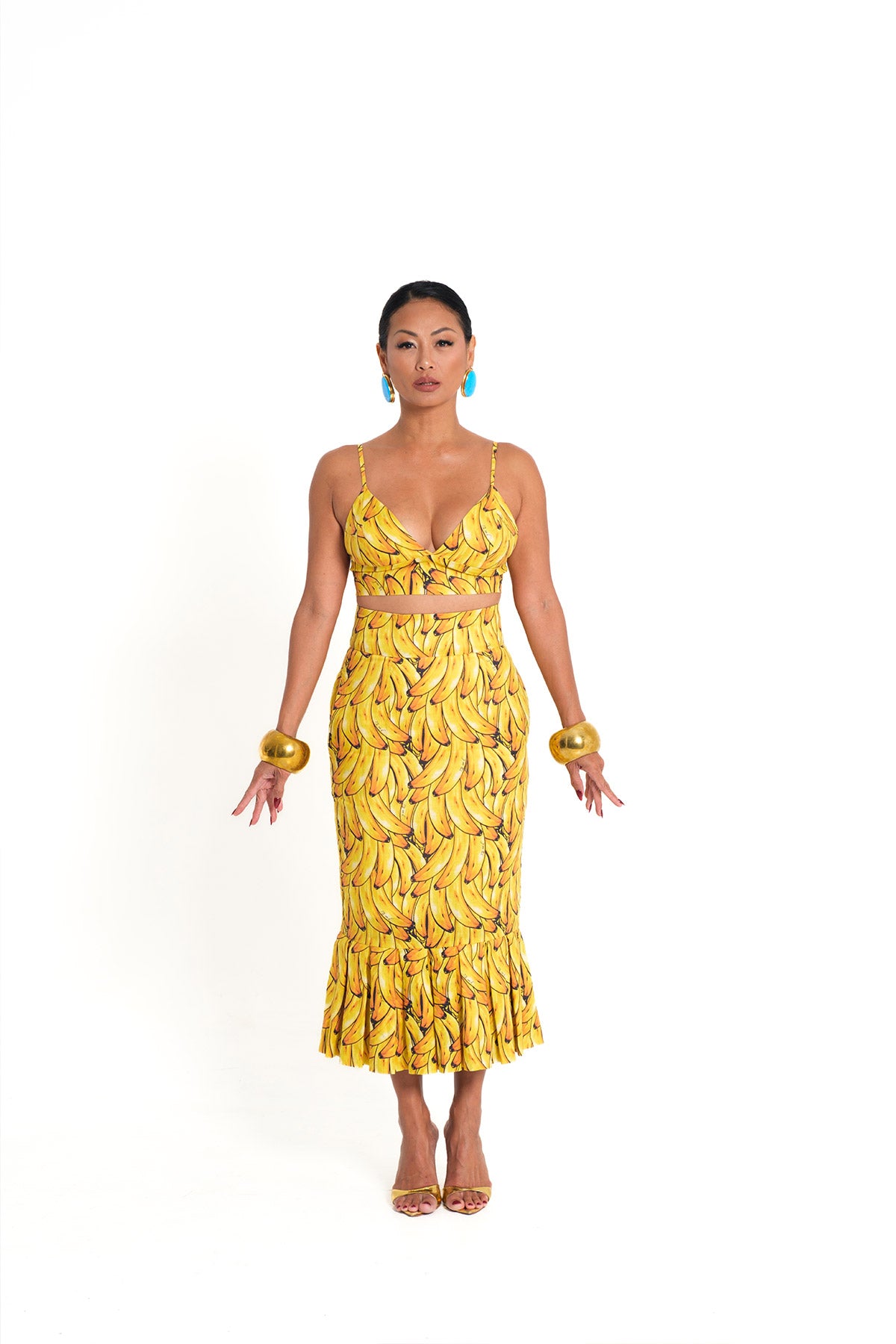 Banana Back Tie Top
