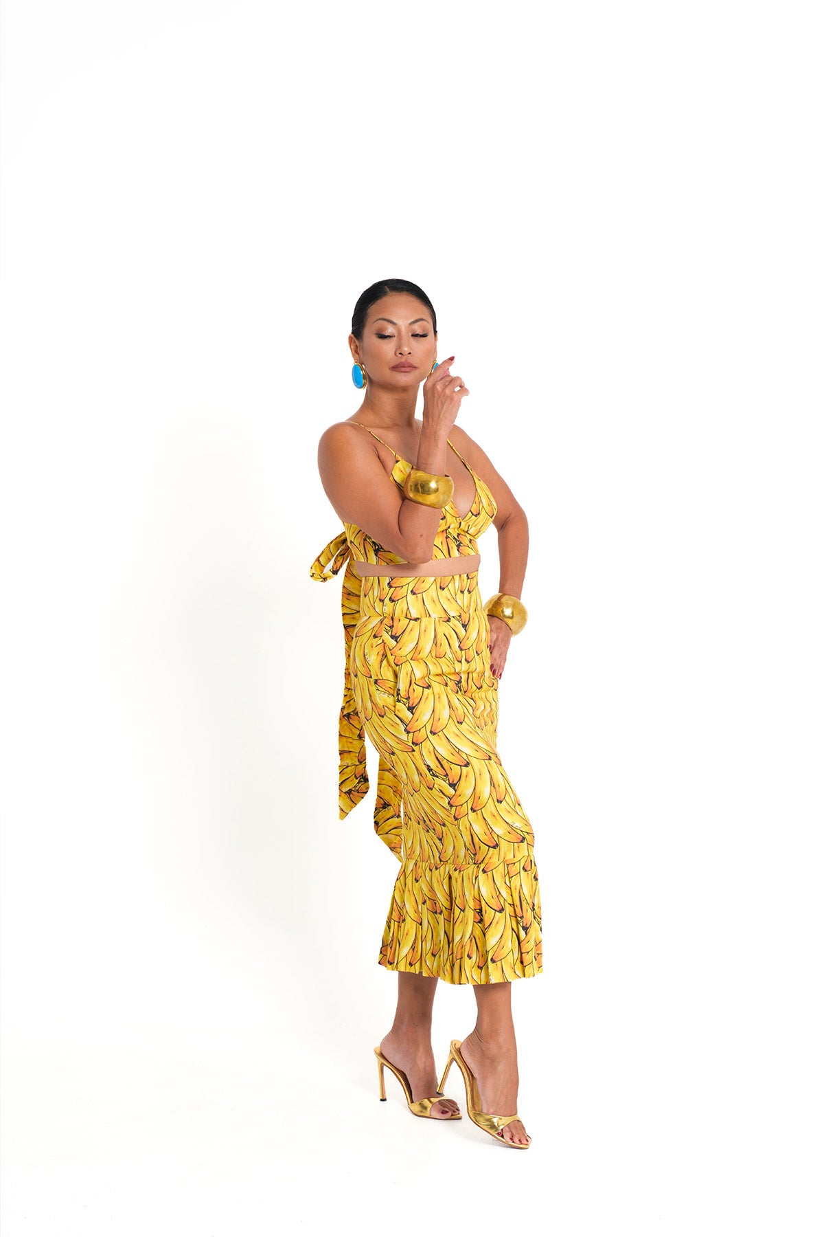 Banana Back Tie Top