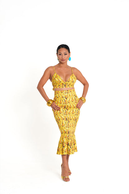 Banana Back Tie Top