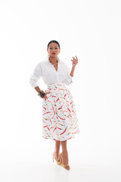 Chili A-Line Skirt