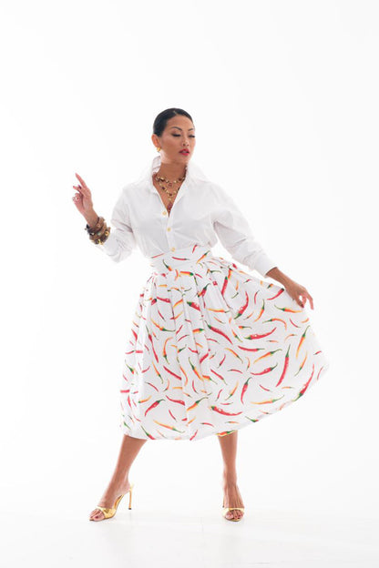Chili A-Line Skirt