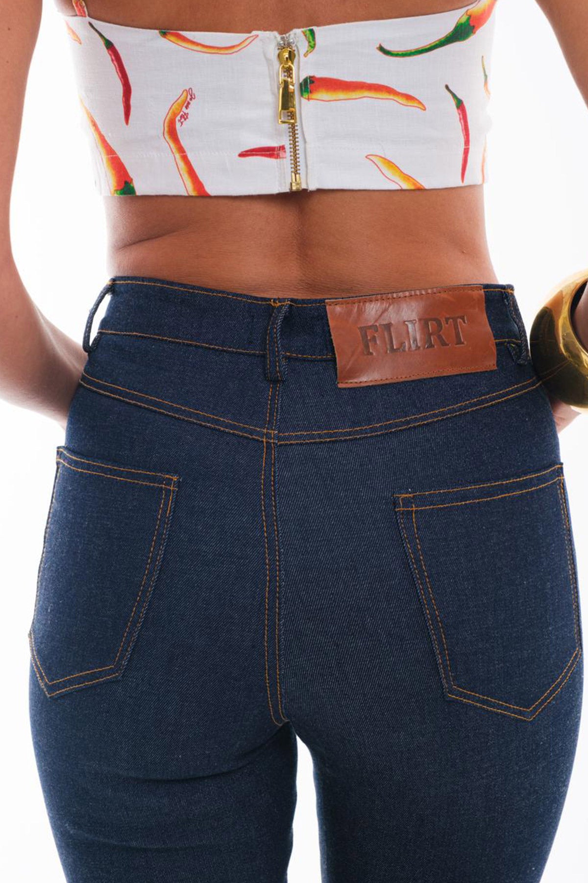 Denim Long Pants Flared
