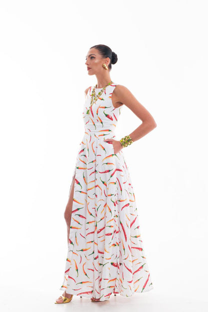 Chili Sabrina Long Dress