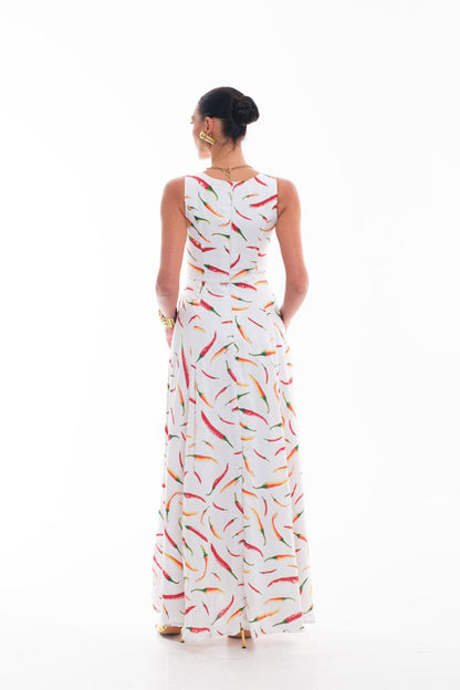 Chili Sabrina Long Dress