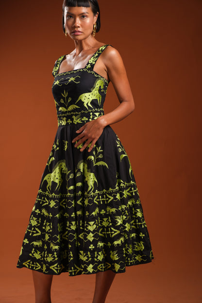 Sumba Majestic Black Dress