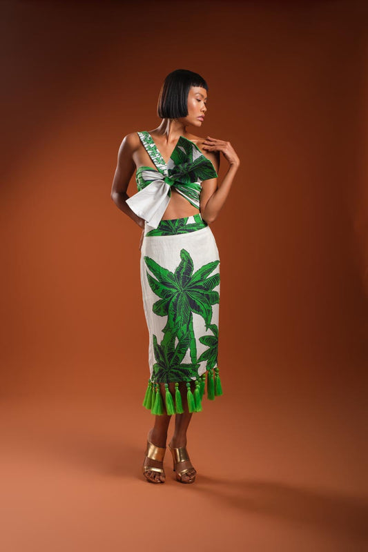 UBUD Midi Skirt with Tasle