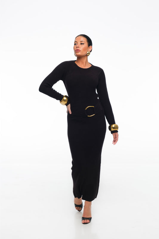 FLIRT Knitted Maxi Dress