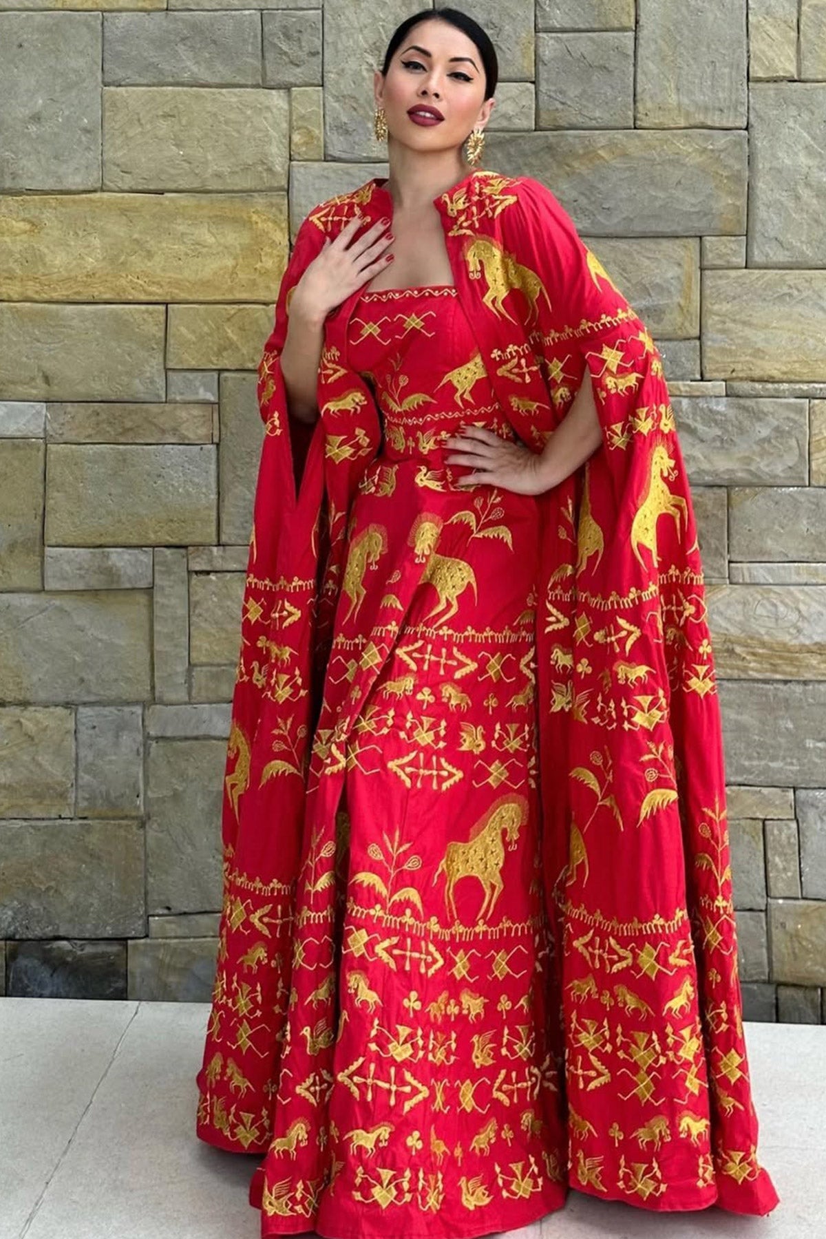 SUMBA Majestic Dress and Cape Set