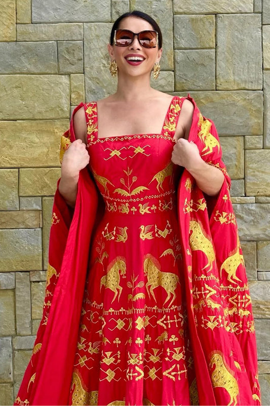 SUMBA Majestic Dress and Cape Set