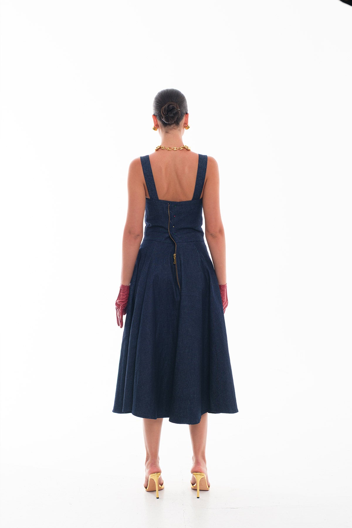 Sofia Dress Denim