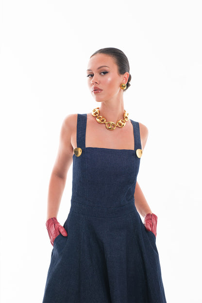 Sofia Dress Denim