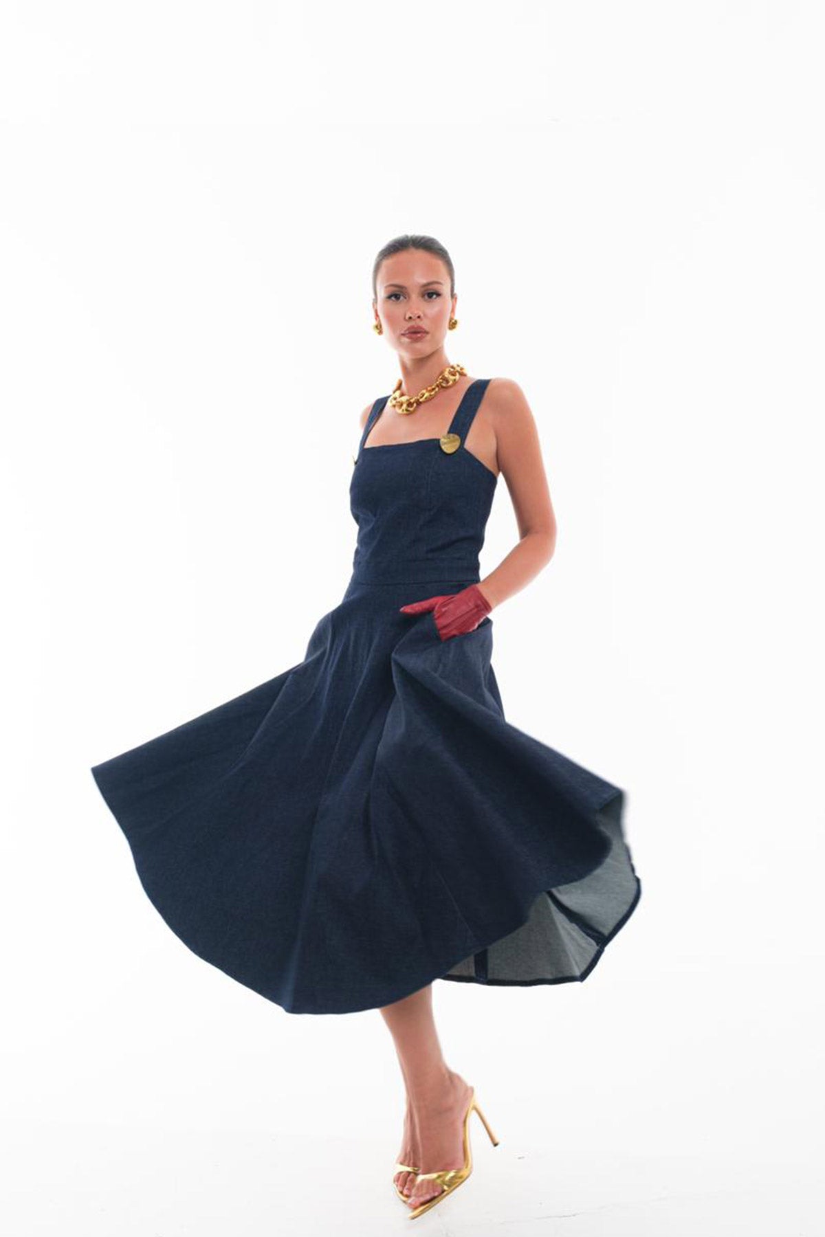Sofia Dress Denim
