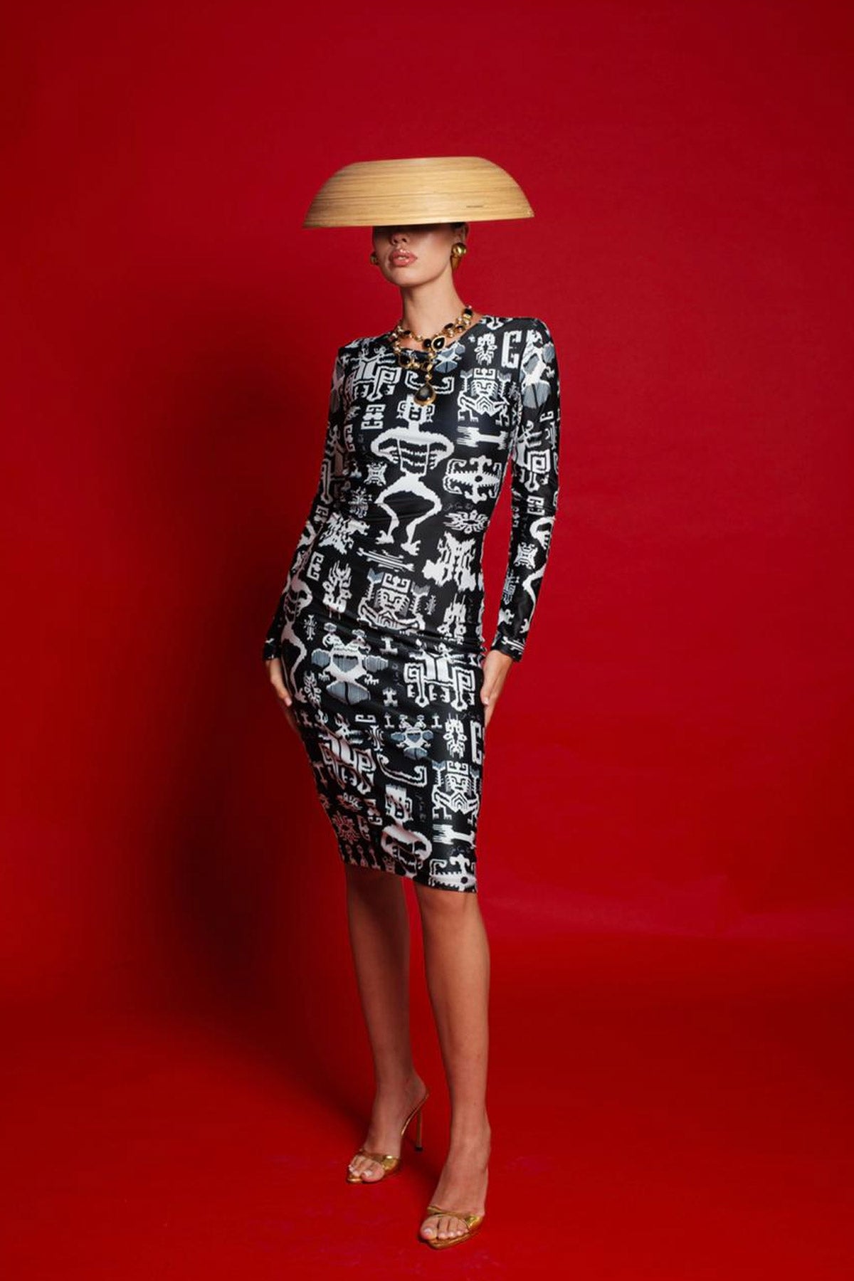 Sumbawa Jersey Midi Dress