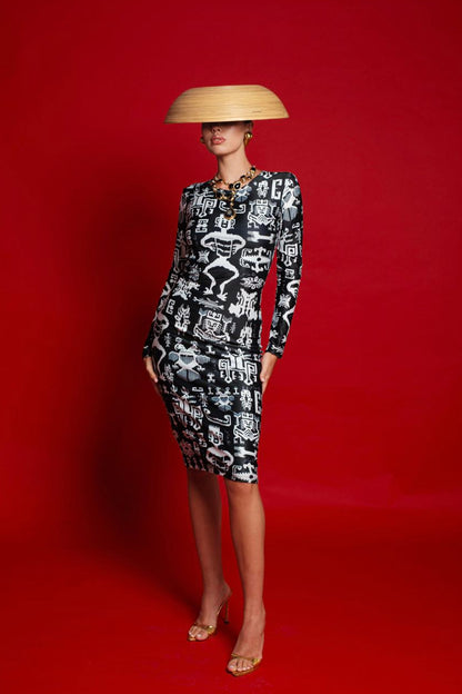 Sumbawa Jersey Midi Dress
