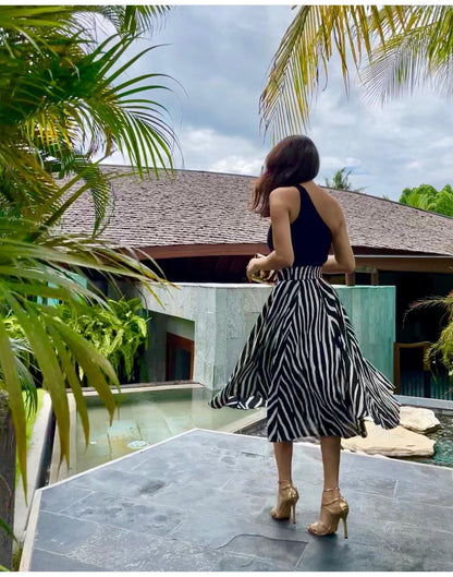 Skirt Zebra Linen